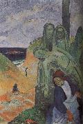 Paul Gauguin Green Christ oil